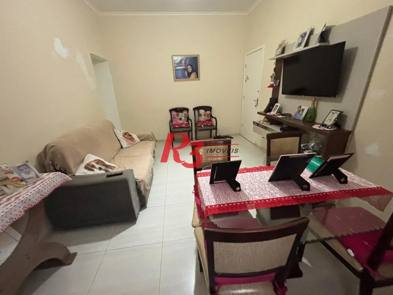 Apartamento com 2 dormitórios à venda, 75 m² por R$ 420.000,00 - Embaré - Santos/SP