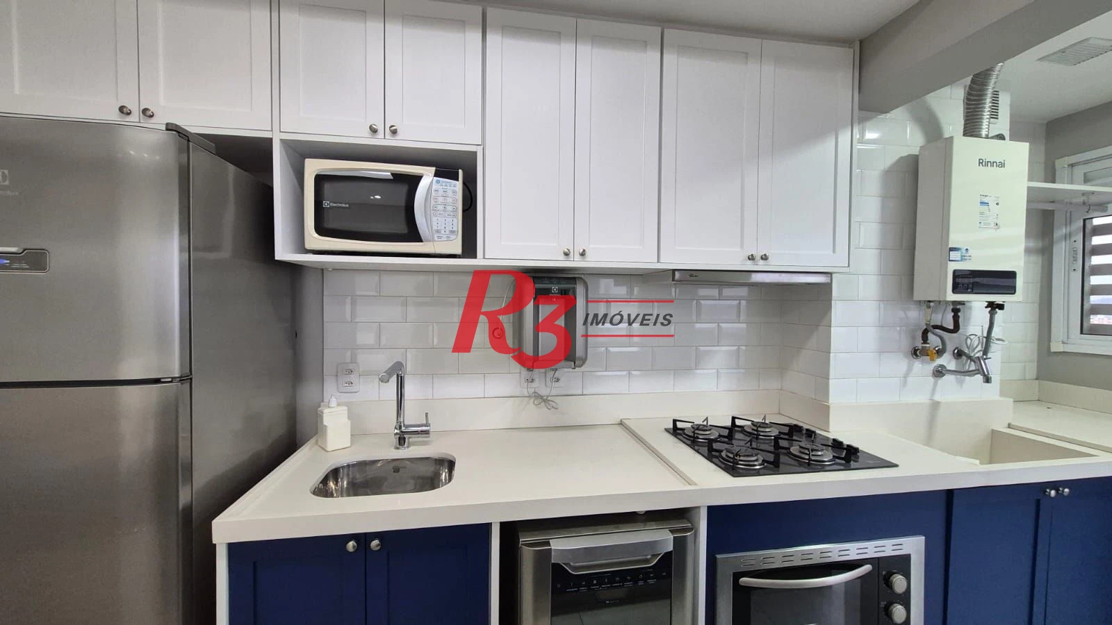 Apartamento com 1 dormitório para alugar, 47 m² por R$ 5.000,02/mês - Boqueirão - Santos/SP