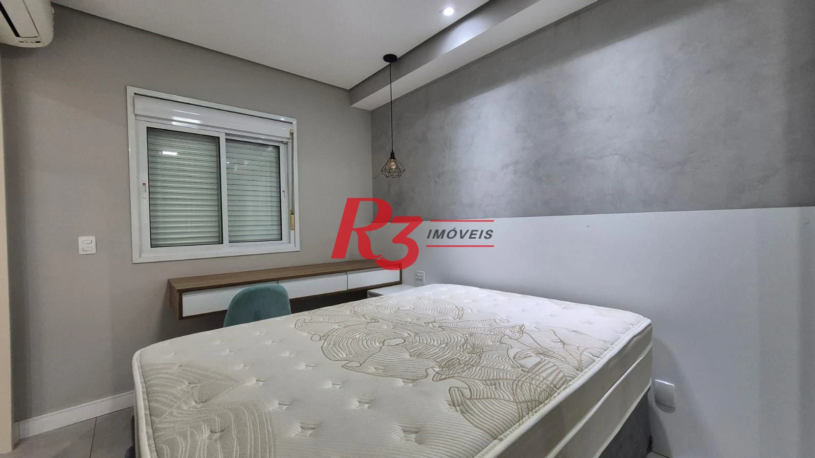 Apartamento com 1 dormitório para alugar, 47 m² por R$ 5.000,02/mês - Boqueirão - Santos/SP