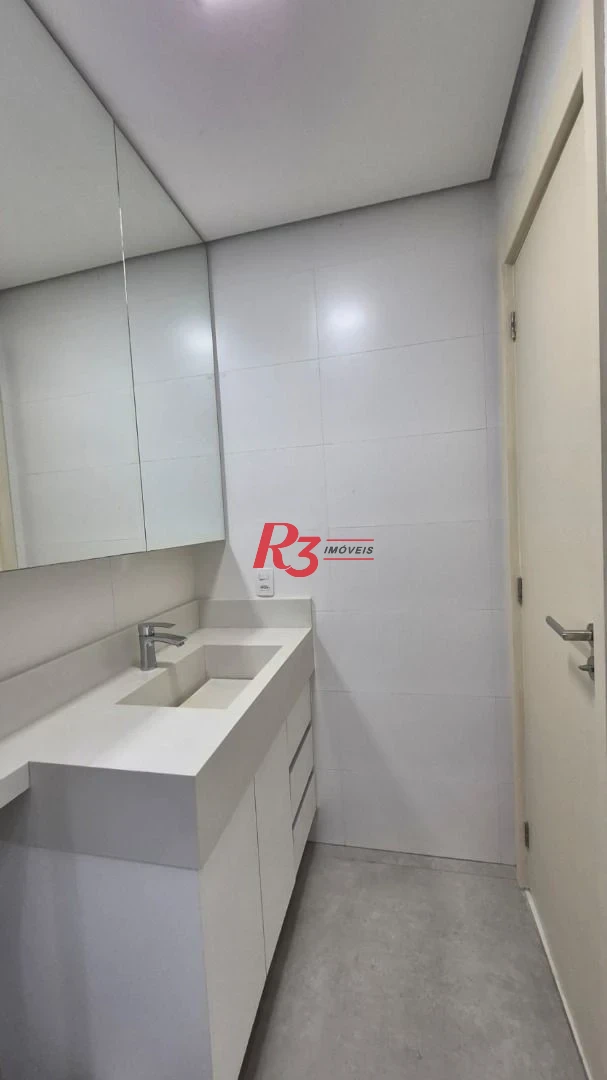 Apartamento com 1 dormitório para alugar, 47 m² por R$ 5.000,02/mês - Boqueirão - Santos/SP