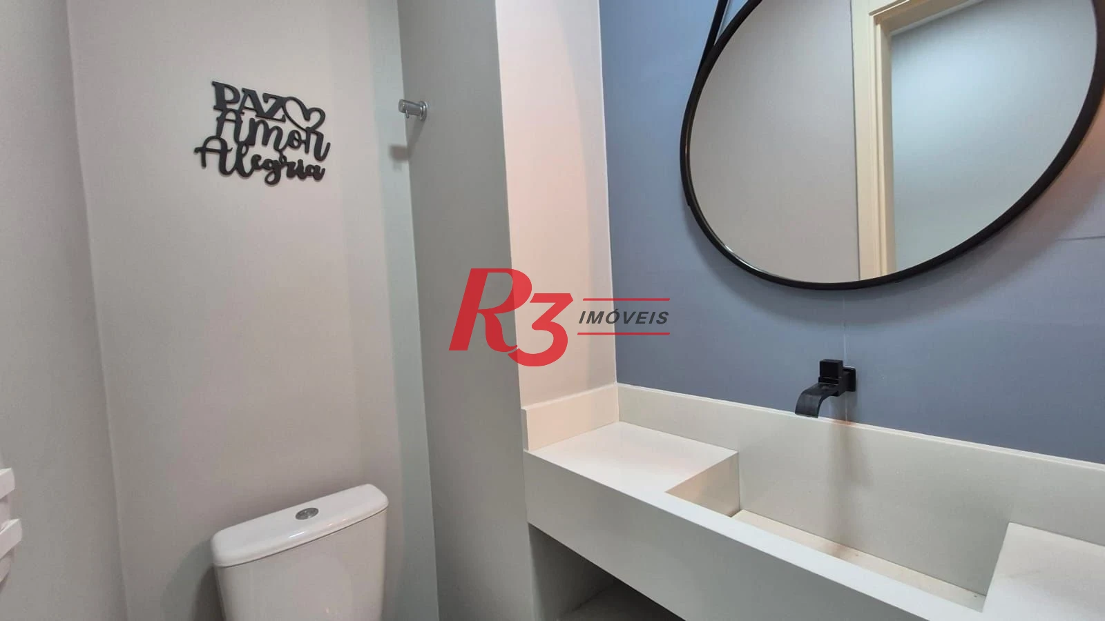 Apartamento com 1 dormitório para alugar, 47 m² por R$ 5.000,02/mês - Boqueirão - Santos/SP