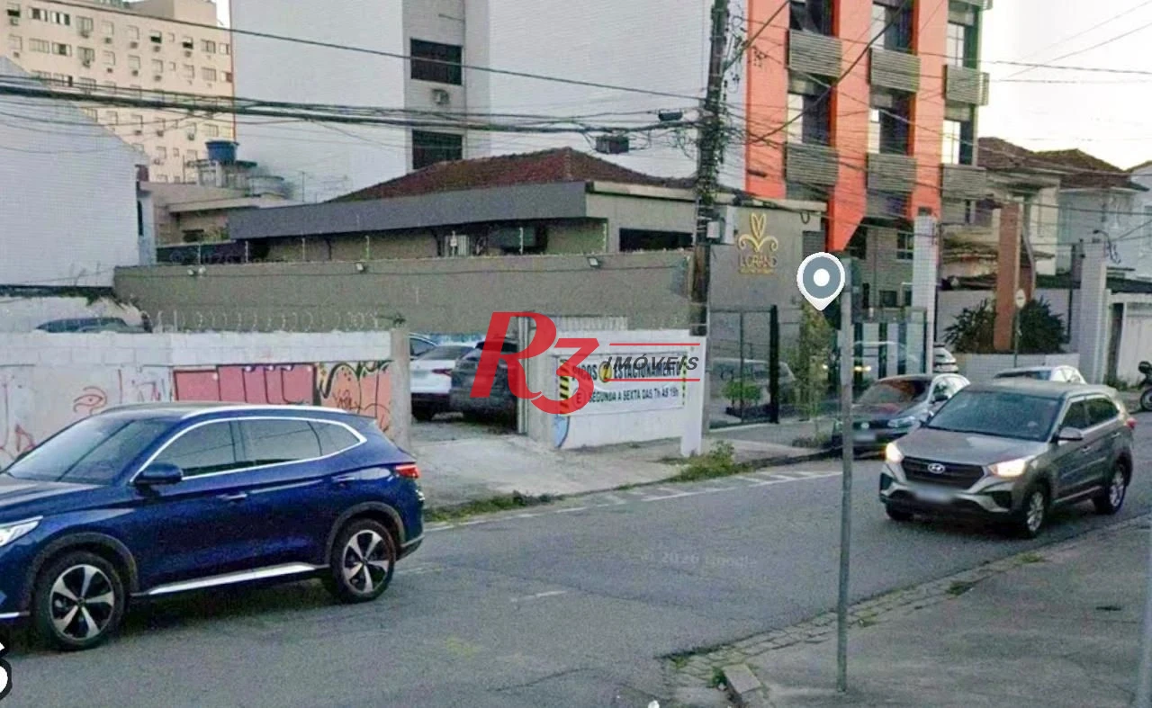 Terreno para alugar, 308 m² por R$ 5.000,00/mês - Vila Matias - Santos/SP