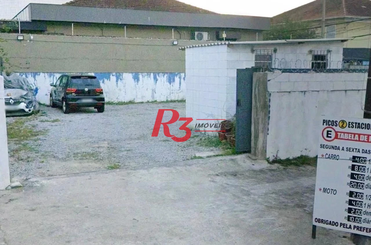 Terreno para alugar, 308 m² por R$ 5.000,00/mês - Vila Matias - Santos/SP