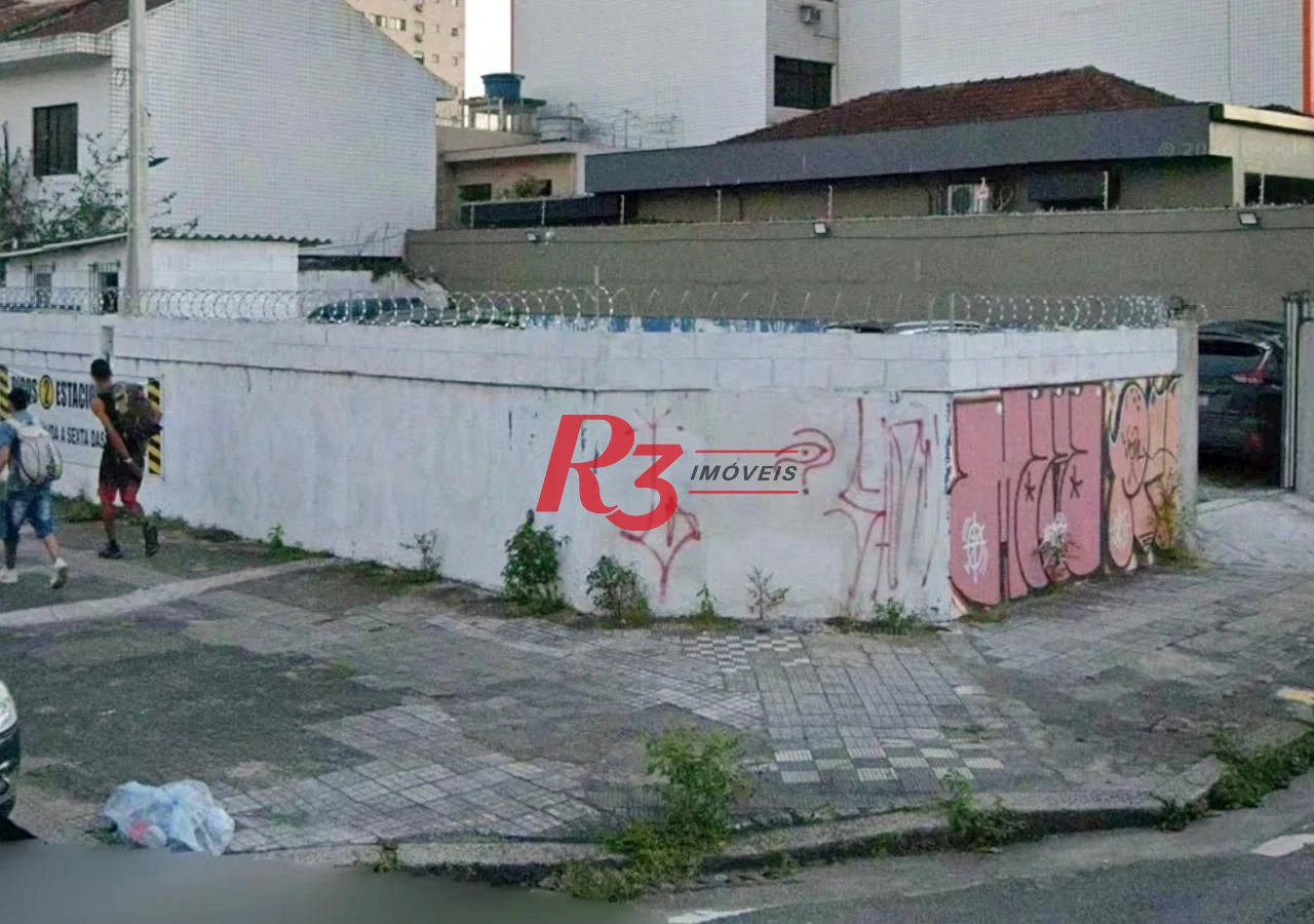 Terreno para alugar, 308 m² por R$ 5.000,00/mês - Vila Matias - Santos/SP