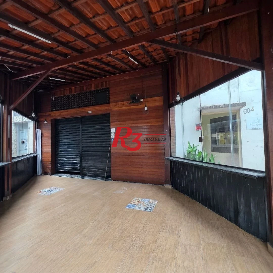 Loja para alugar, 90 m² por R$ 6.105,00/mês - José Menino - Santos/SP