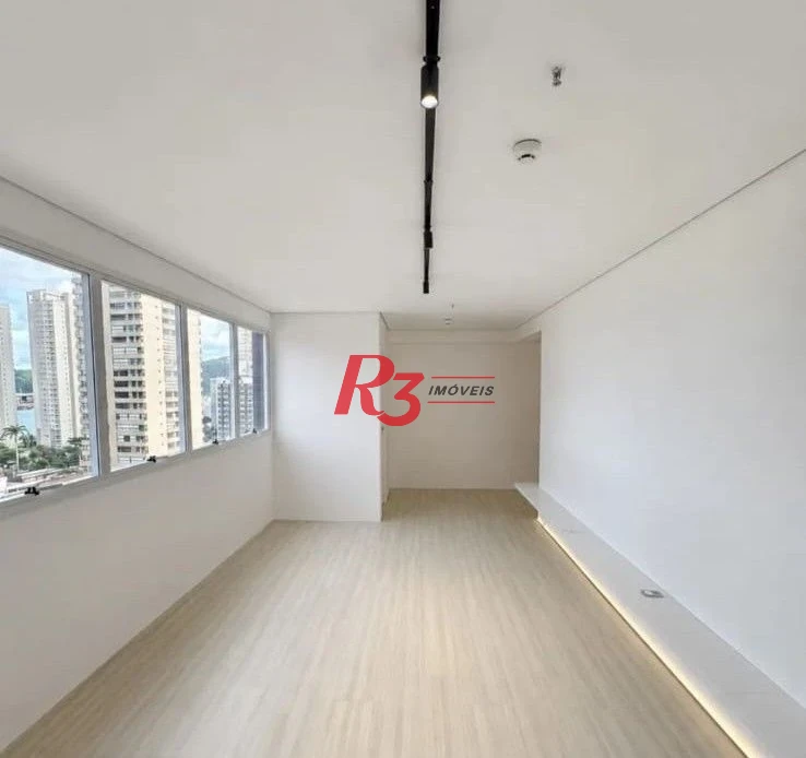 Sala para alugar, 30 m² por R$ 3.200,00/mês - Ponta da Praia - Santos/SP