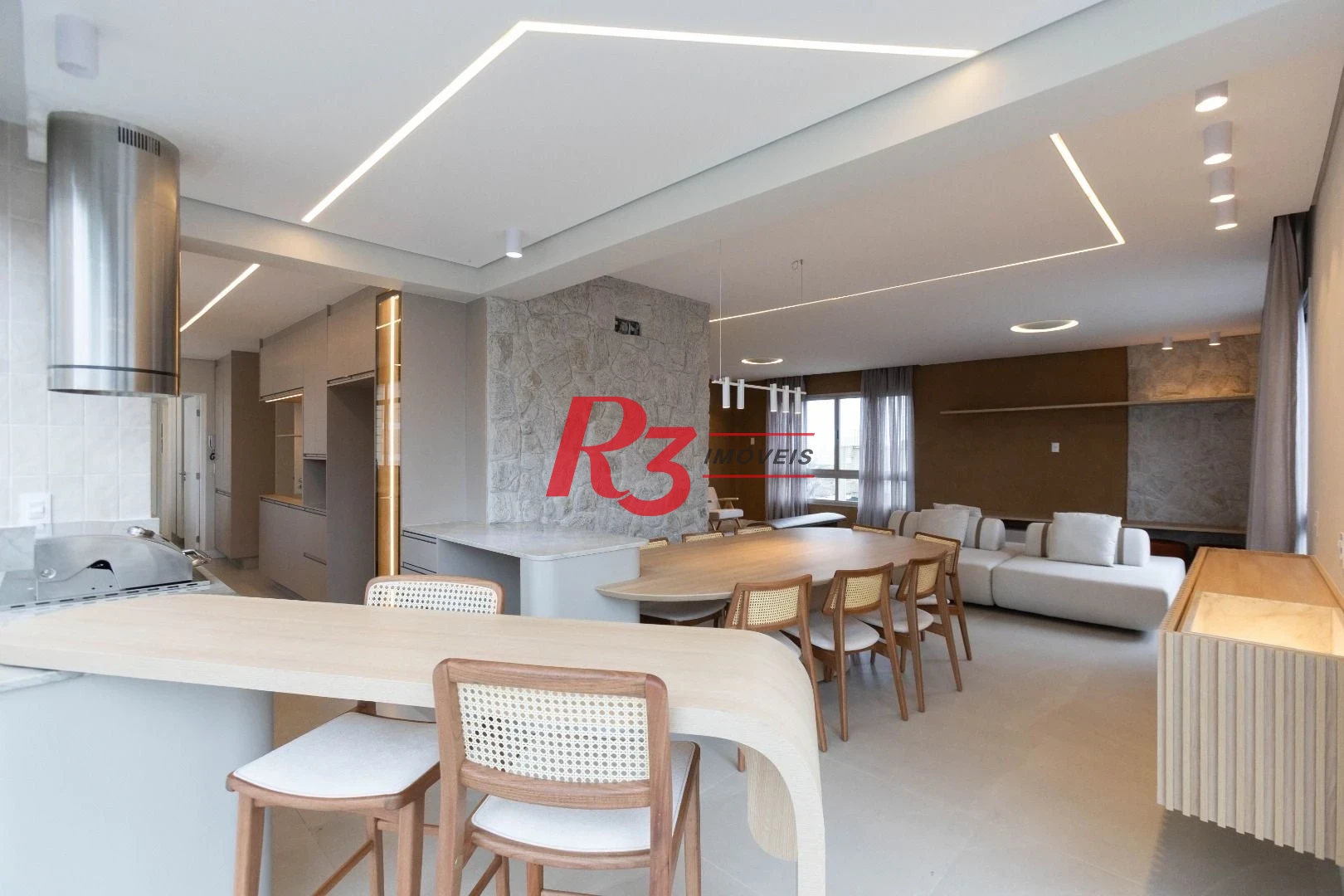 Apartamento com 3 dormitórios à venda, 209 m² por R$ 2.890.000,00 - Embaré - Santos/SP