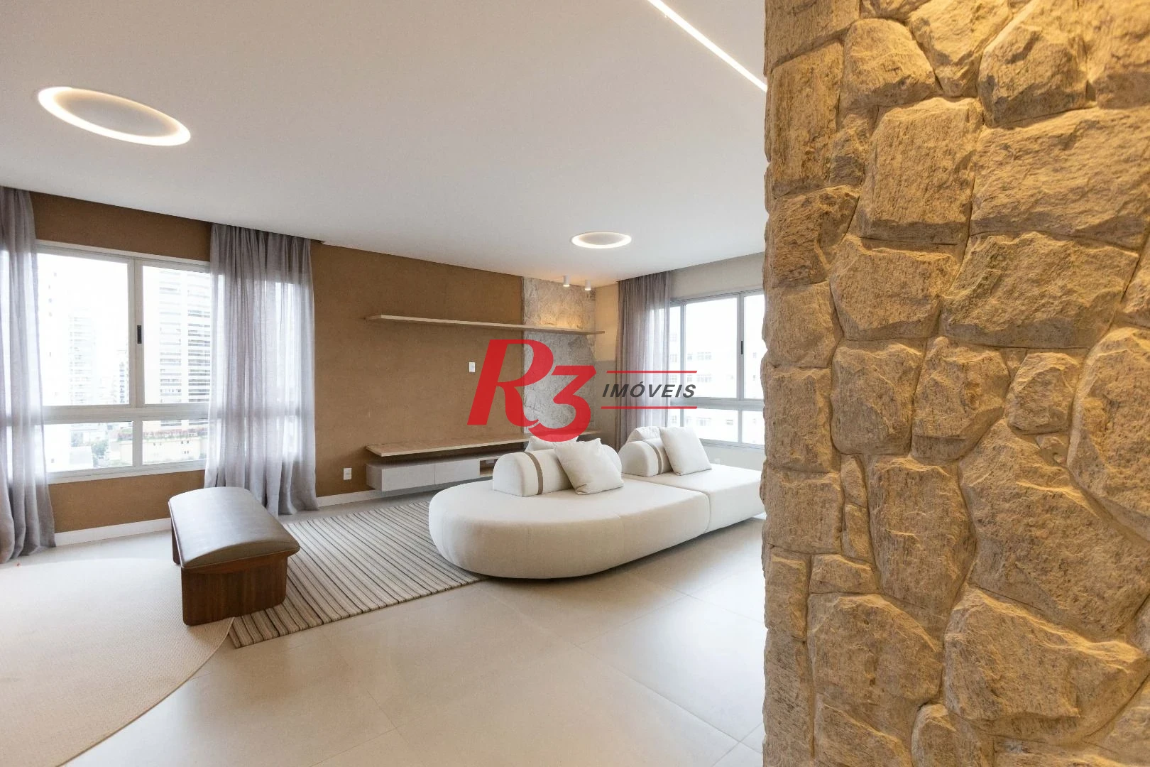 Apartamento com 3 dormitórios à venda, 209 m² por R$ 2.890.000,00 - Embaré - Santos/SP