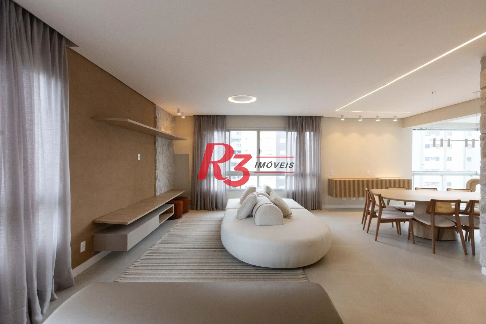 Apartamento com 3 dormitórios à venda, 209 m² por R$ 2.890.000,00 - Embaré - Santos/SP