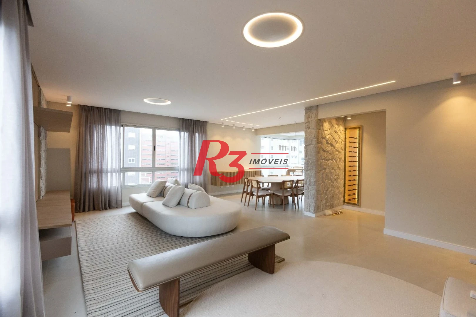 Apartamento com 3 dormitórios à venda, 209 m² por R$ 2.890.000,00 - Embaré - Santos/SP
