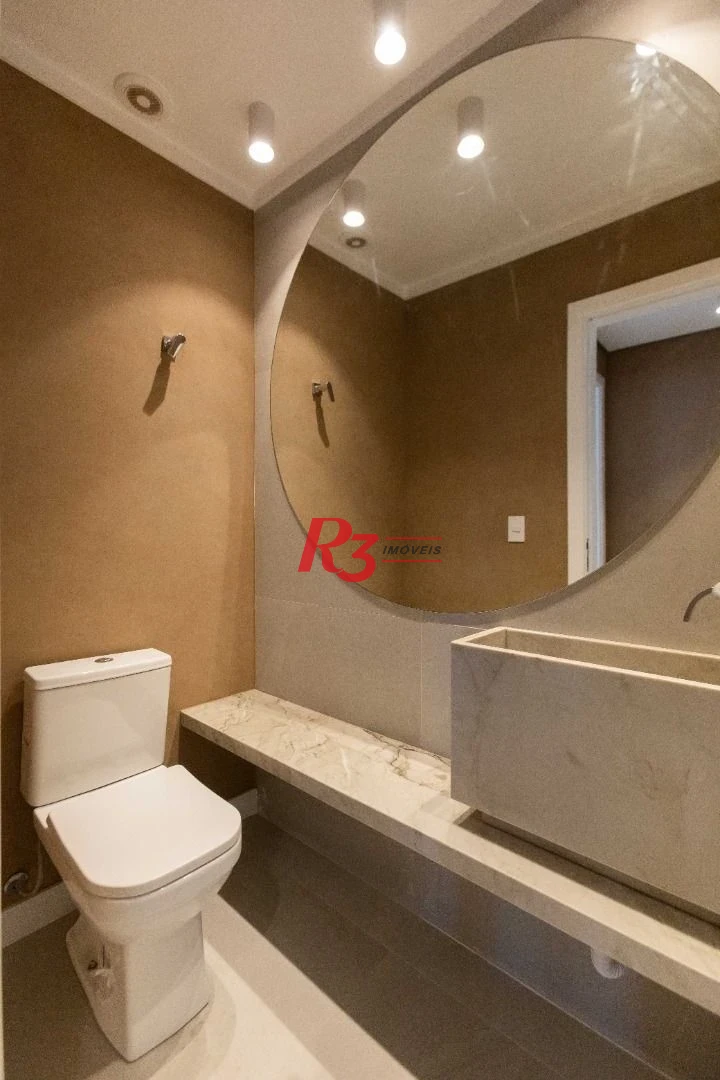 Apartamento com 3 dormitórios à venda, 209 m² por R$ 2.890.000,00 - Embaré - Santos/SP