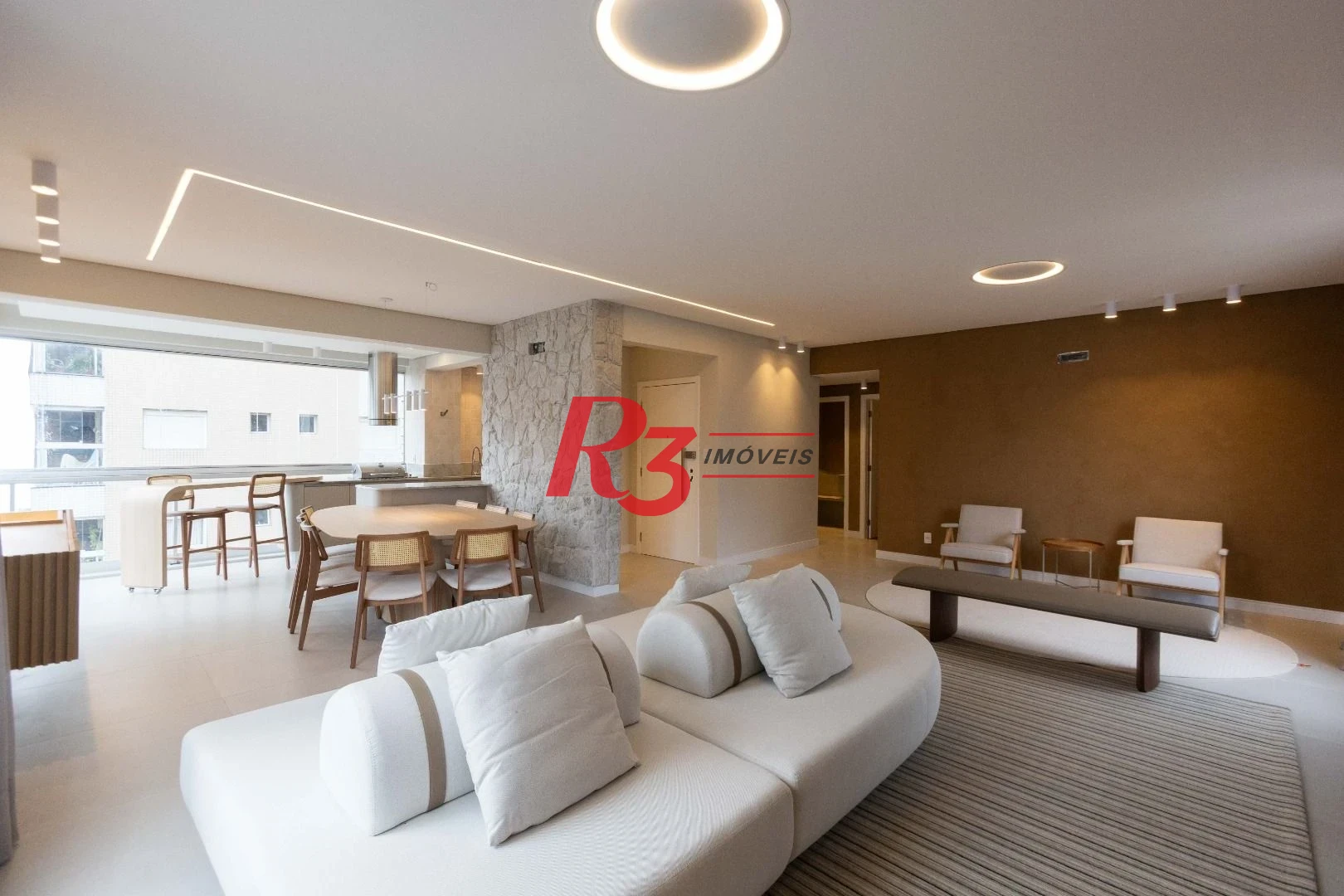 Apartamento com 3 dormitórios à venda, 209 m² por R$ 2.890.000,00 - Embaré - Santos/SP