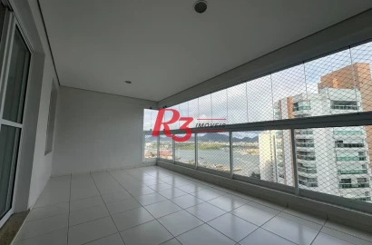 Apartamento com 3 dormitórios para alugar, 132 m² por R$ 10.500,00/mês - Ponta da Praia - Santos/SP