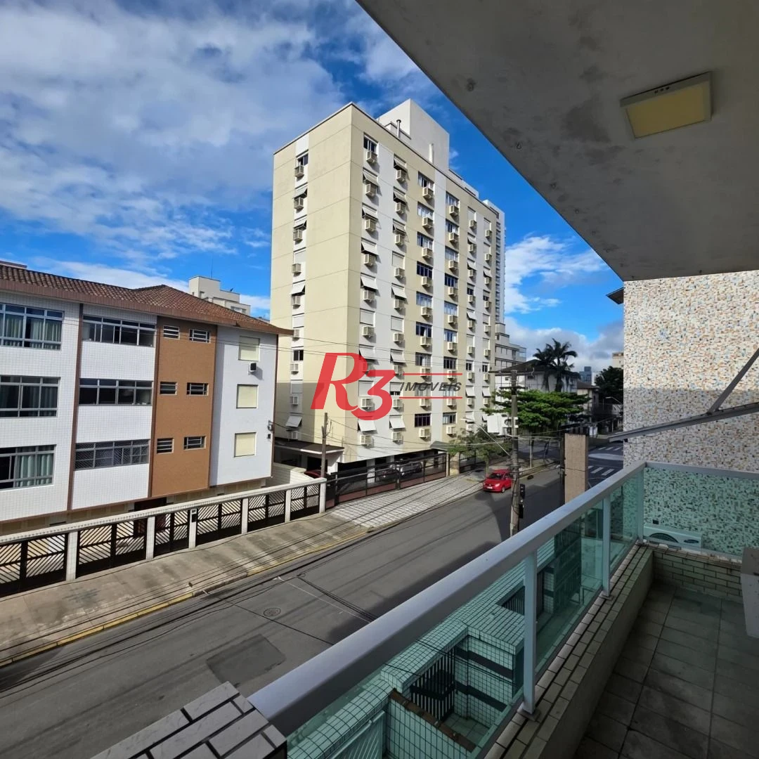 Apartamento com 2 dormitórios à venda, 66 m² por R$ 430.000,00 - Embaré - Santos/SP