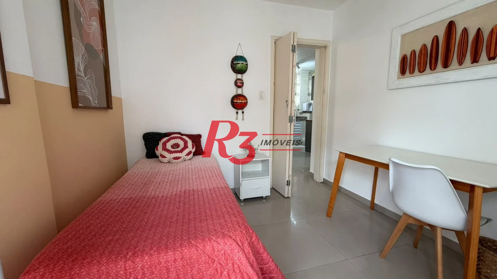 Apartamento com 2 dormitórios à venda, 55 m² por R$ 485.000,00 - Aparecida - Santos/SP