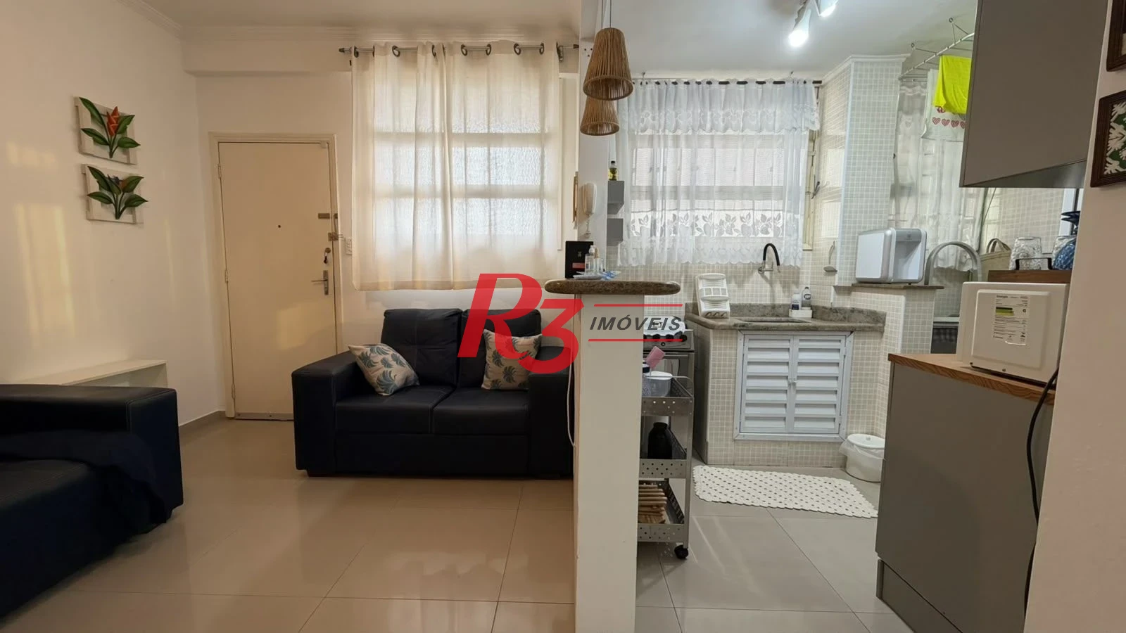 Apartamento com 2 dormitórios à venda, 55 m² por R$ 485.000,00 - Aparecida - Santos/SP