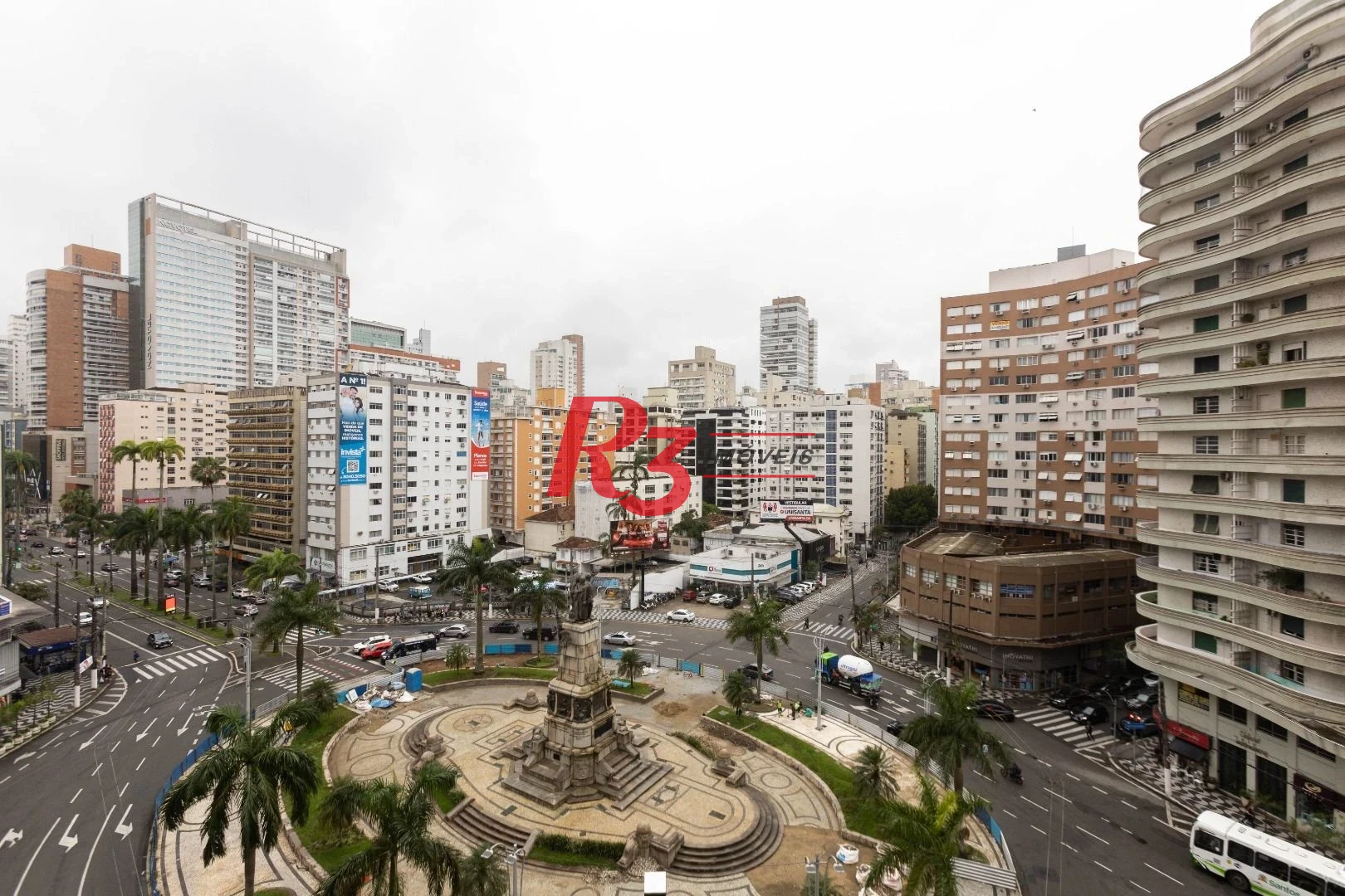 Apartamento com 2 dormitórios para alugar, 79 m² por R$ 4.700,00/mês - Gonzaga - Santos/SP