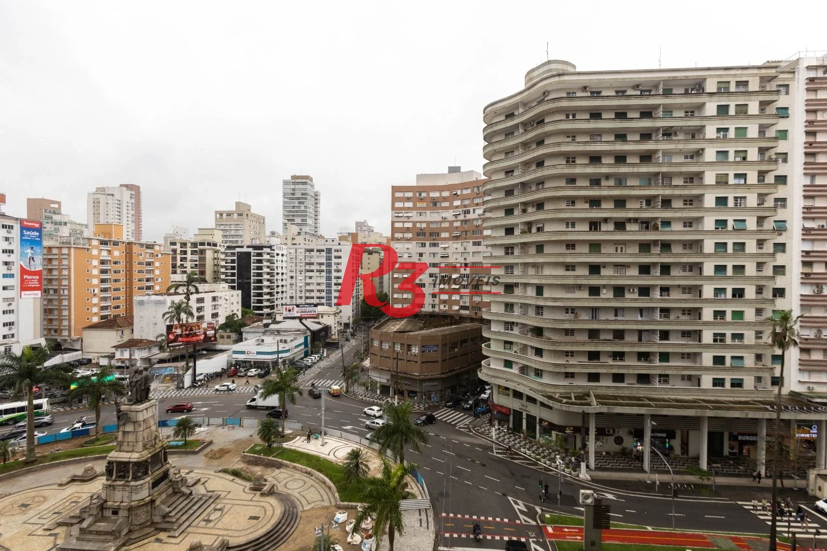 Apartamento com 2 dormitórios para alugar, 79 m² por R$ 4.700,00/mês - Gonzaga - Santos/SP