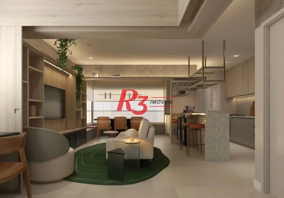 Apartamento com 3 dormitórios à venda, 81 m² por R$ 810.000,00 - Centro - São Vicente/SP