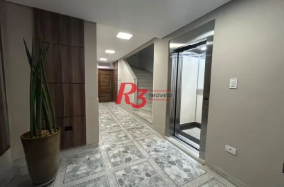 Apartamento com 2 dormitórios à venda, 95 m² por R$ 560.000,00 - Aparecida - Santos/SP