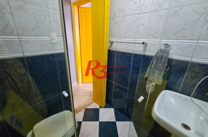 Apartamento com 2 dormitórios à venda, 68 m² por R$ 415.000,00 - Boqueirão - Santos/SP