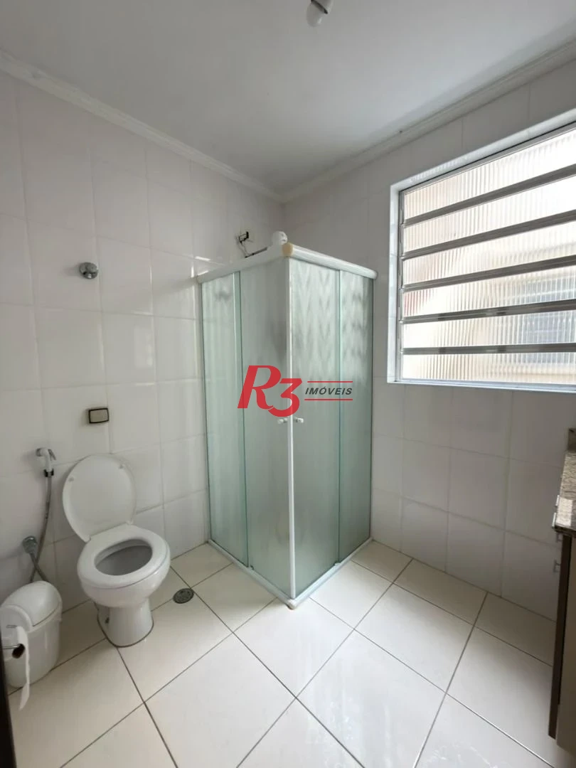 Apartamento com 3 dormitórios para alugar, 110 m² por R$ 5.500,02/mês - Gonzaga - Santos/SP
