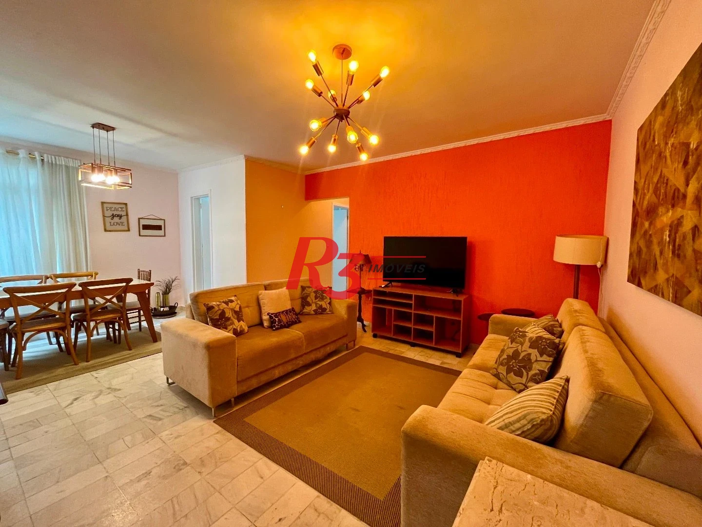 Apartamento com 2 dormitórios para alugar, 98 m² por R$ 5.300,00/mês - Gonzaga - Santos/SP