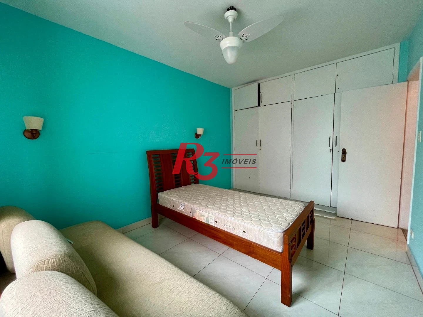 Apartamento com 2 dormitórios para alugar, 98 m² por R$ 5.300,00/mês - Gonzaga - Santos/SP