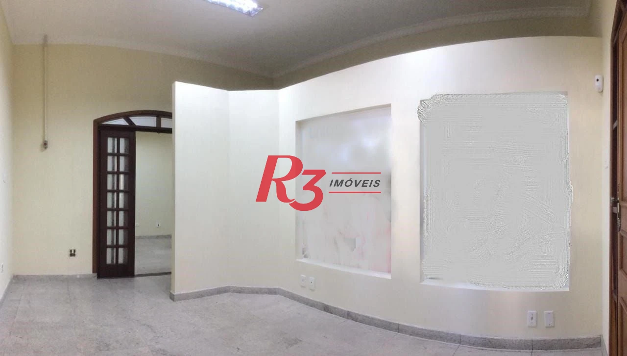 Casa com 3 dormitórios para alugar, 280 m² por R$ 12.000,00/mês - Gonzaga - Santos/SP