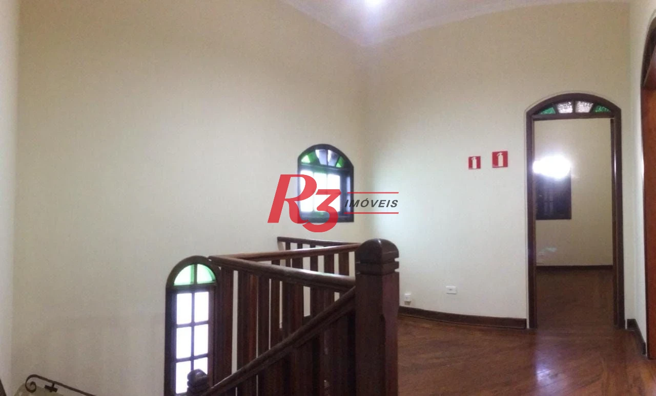 Casa com 3 dormitórios para alugar, 280 m² por R$ 12.000,00/mês - Gonzaga - Santos/SP