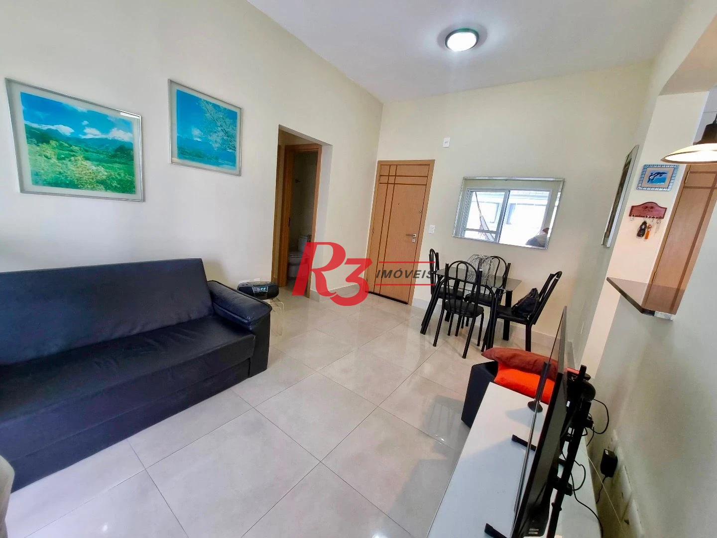 Apartamento com 1 dormitório à venda, 60 m² por R$ 745.000,00 - Aparecida - Santos/SP