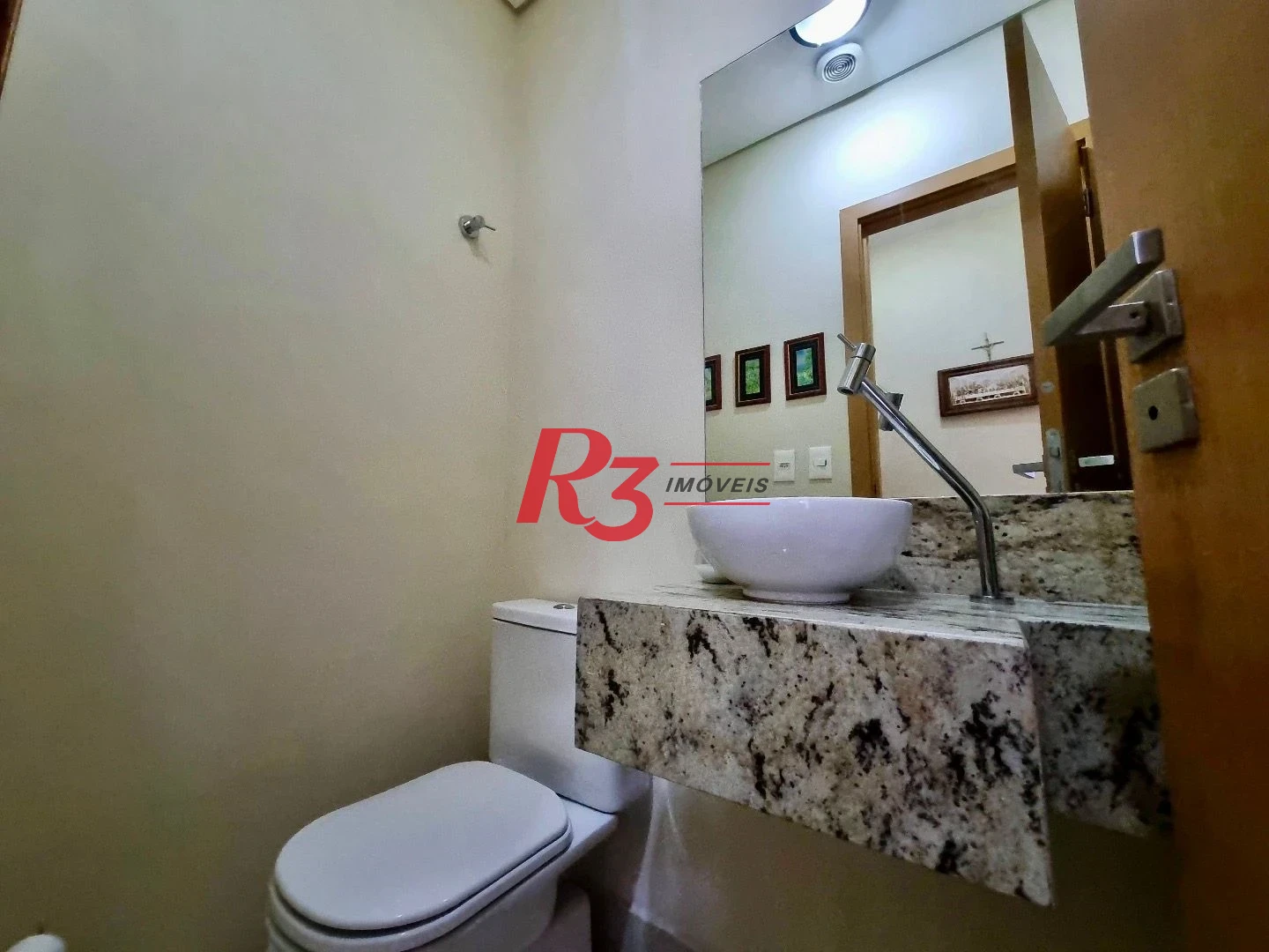 Apartamento com 1 dormitório à venda, 60 m² por R$ 745.000,00 - Aparecida - Santos/SP