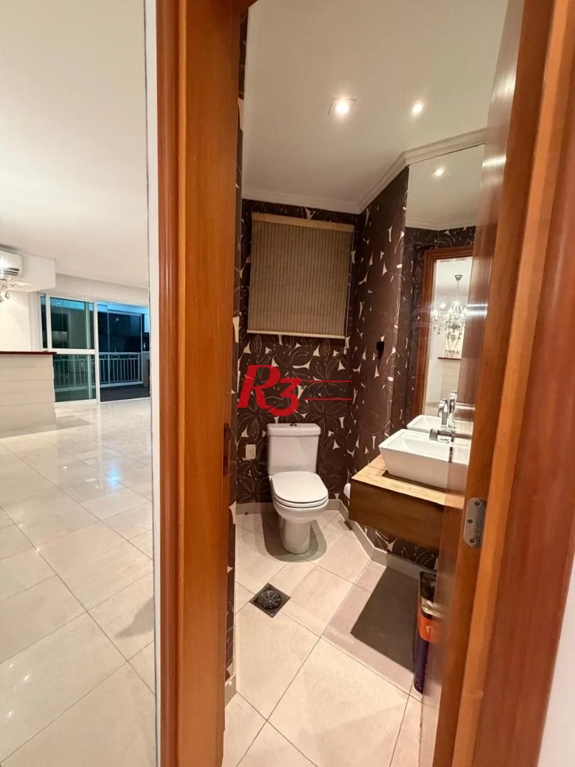 Apartamento com 3 dormitórios para alugar, 199 m² por R$ 13.600,00/mês - Ponta da Praia - Santos/SP