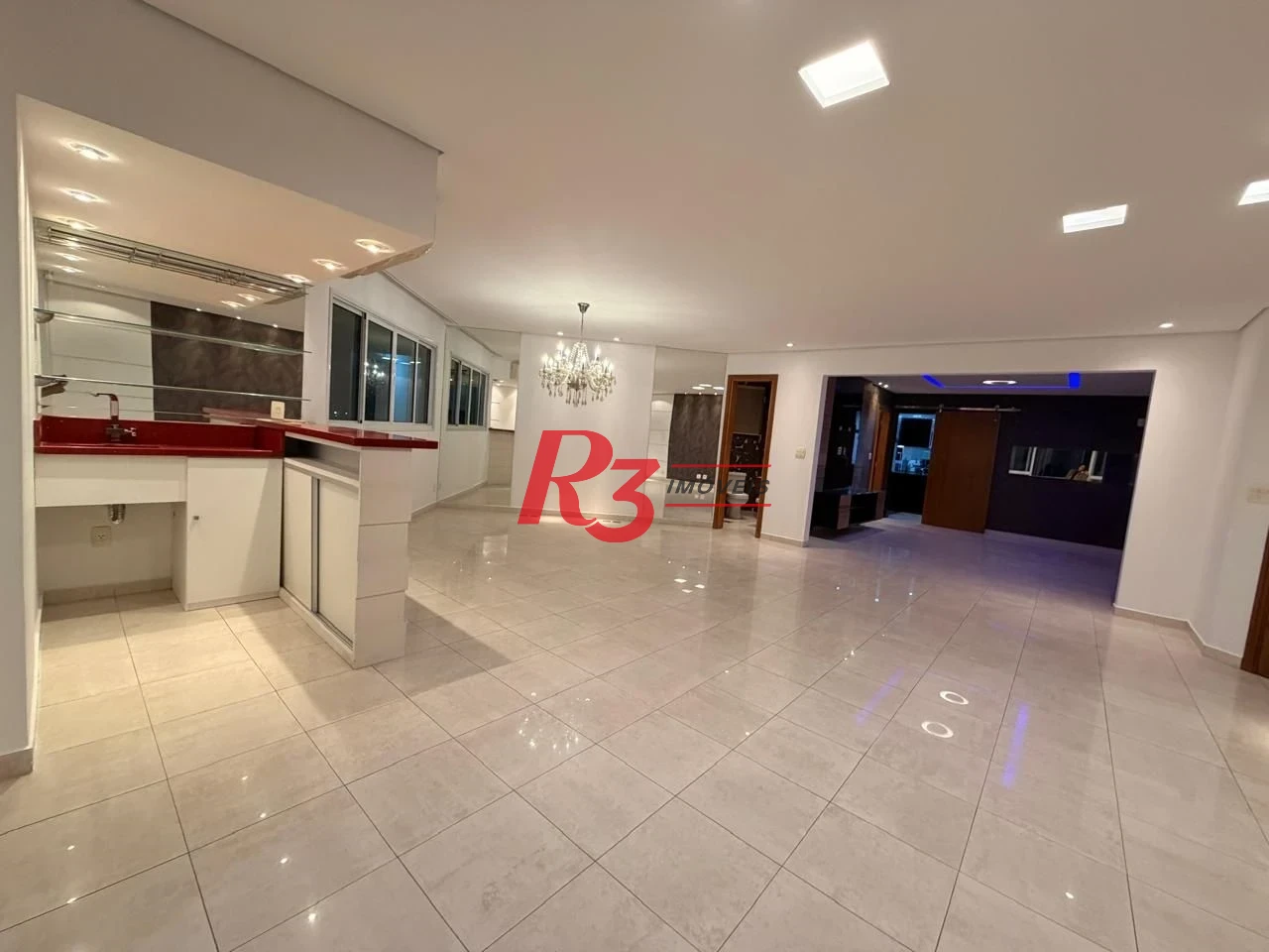 Apartamento com 3 dormitórios para alugar, 199 m² por R$ 13.600,00/mês - Ponta da Praia - Santos/SP