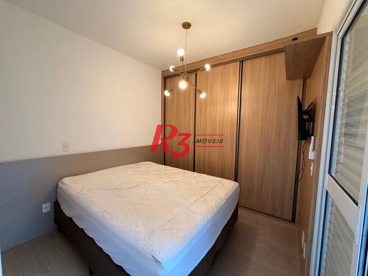 Apartamento com 2 dormitórios para alugar, 90 m² por R$ 7.021,00/mês - Aparecida - Santos/SP