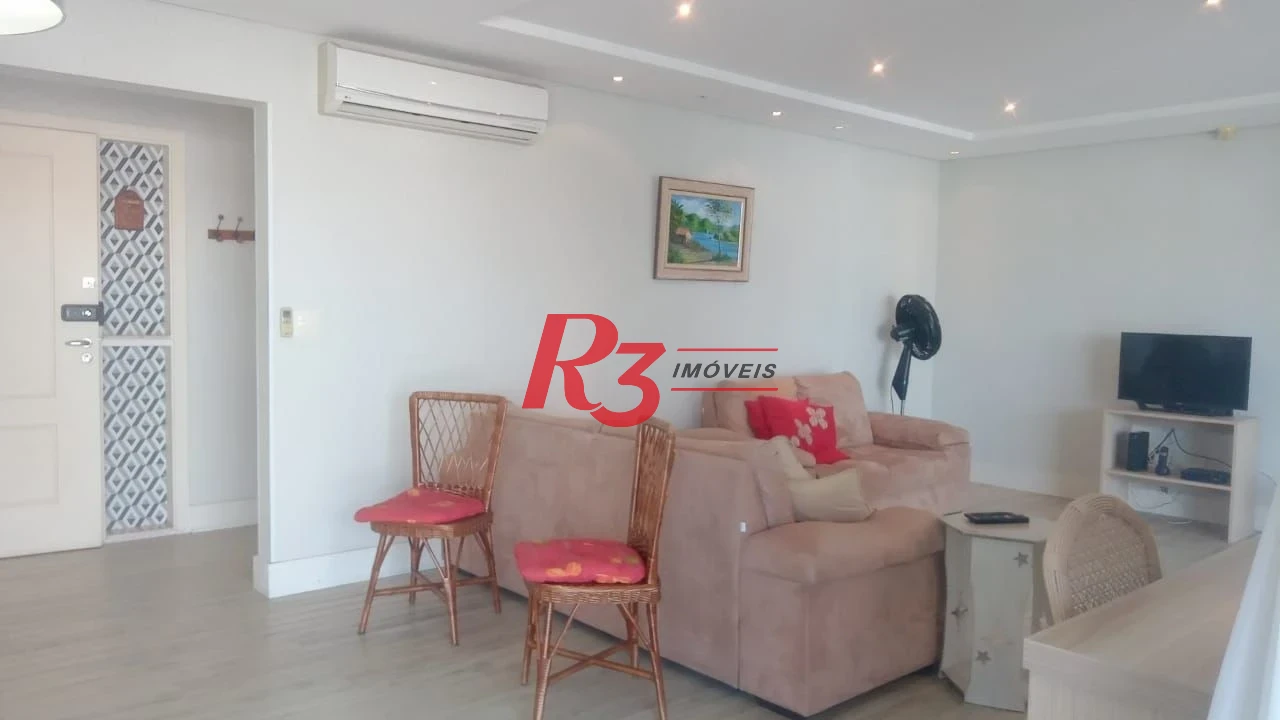 Apartamento com 4 dormitórios à venda, 204 m² por R$ 3.500.000,00 - Embaré - Santos/SP