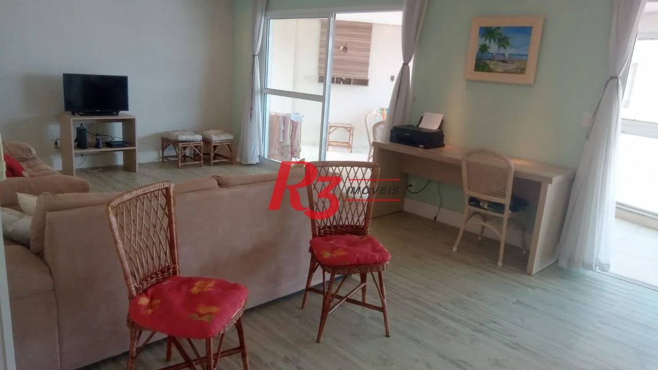 Apartamento com 4 dormitórios à venda, 204 m² por R$ 3.500.000,00 - Embaré - Santos/SP