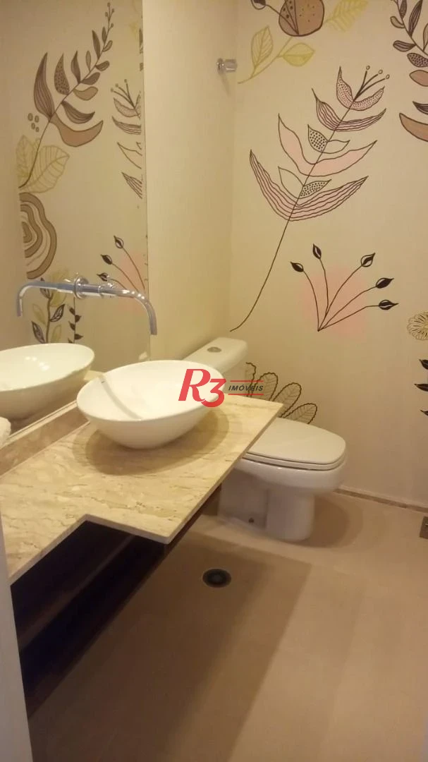 Apartamento com 4 dormitórios à venda, 204 m² por R$ 3.500.000,00 - Embaré - Santos/SP