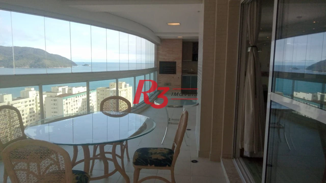 Apartamento com 4 dormitórios à venda, 204 m² por R$ 3.500.000,00 - Embaré - Santos/SP