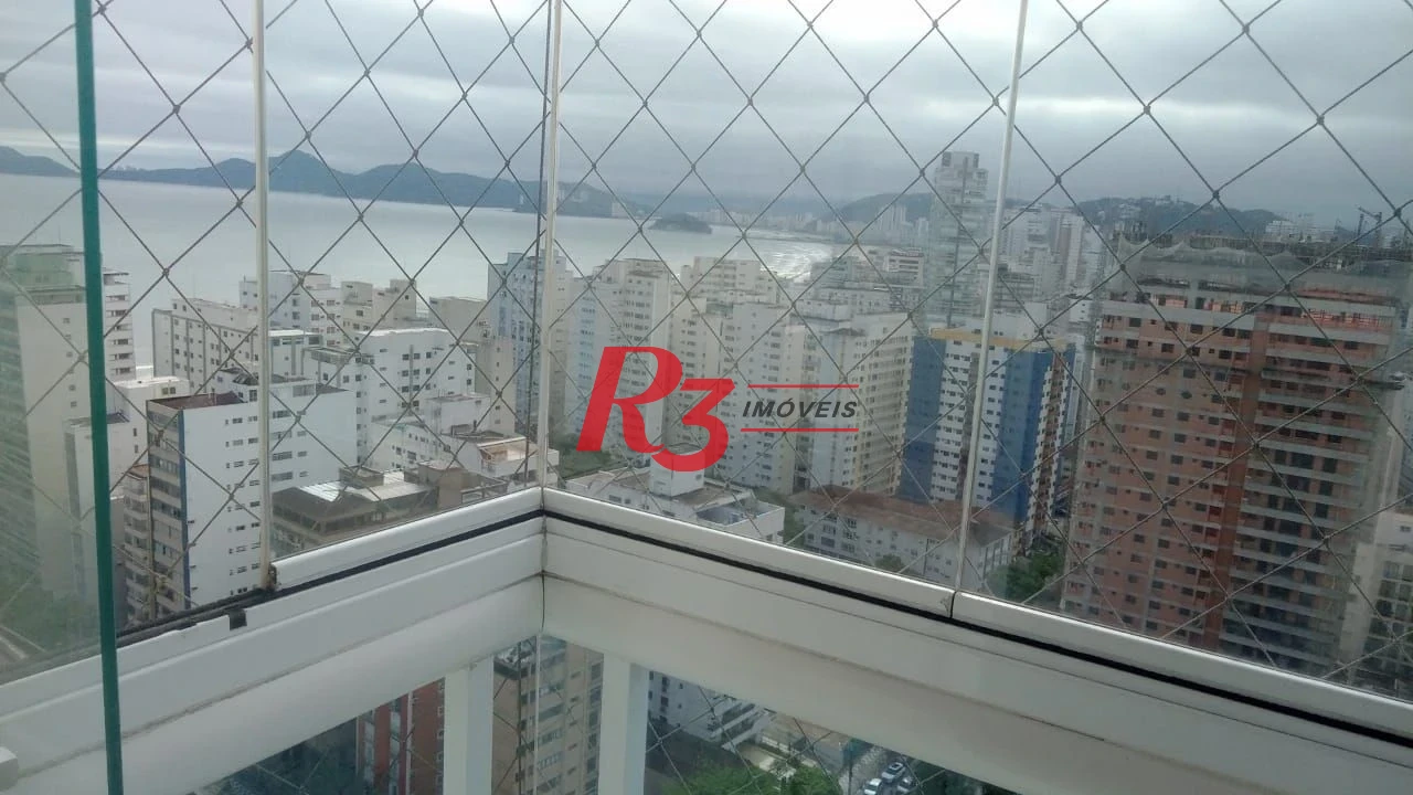 Apartamento com 4 dormitórios à venda, 204 m² por R$ 3.500.000,00 - Embaré - Santos/SP