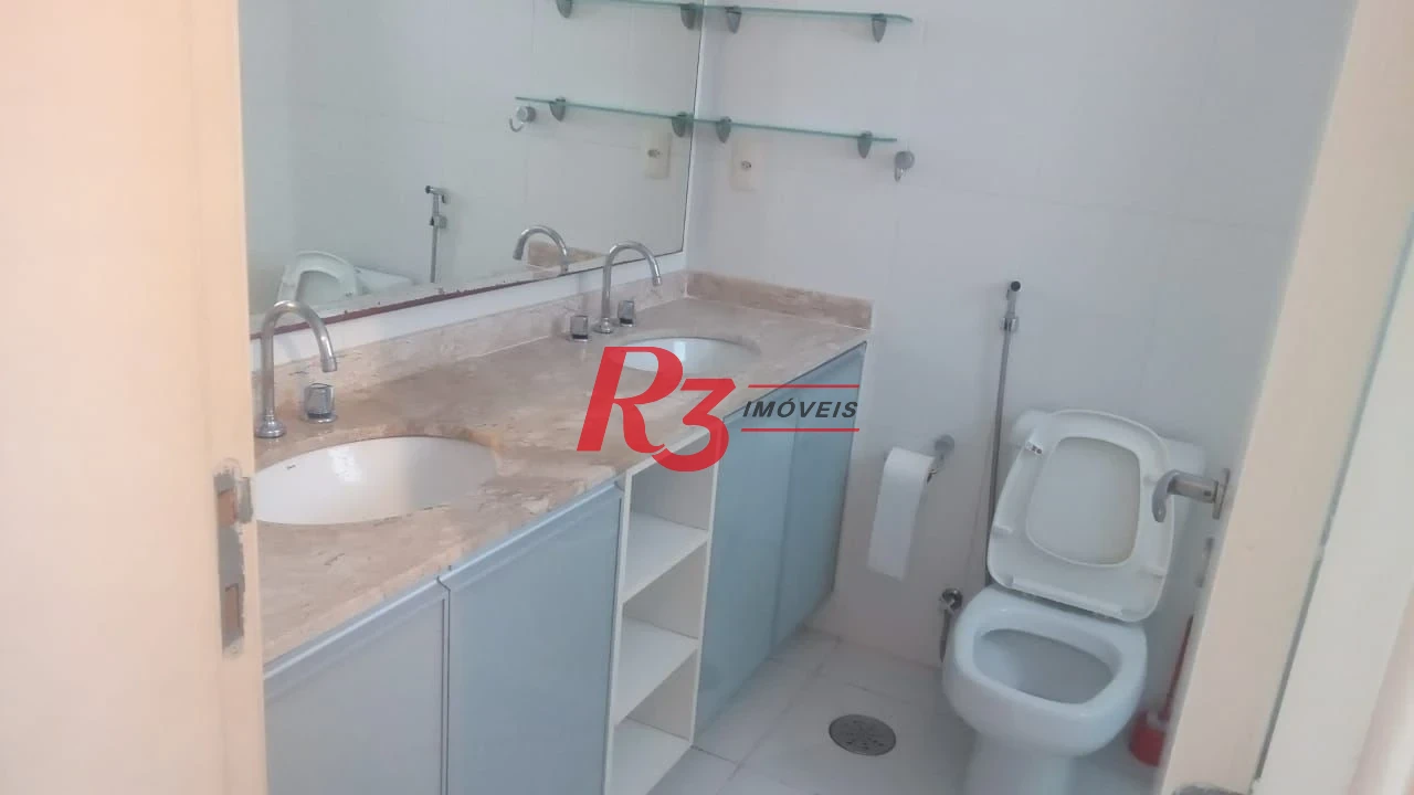 Apartamento com 4 dormitórios à venda, 204 m² por R$ 3.500.000,00 - Embaré - Santos/SP