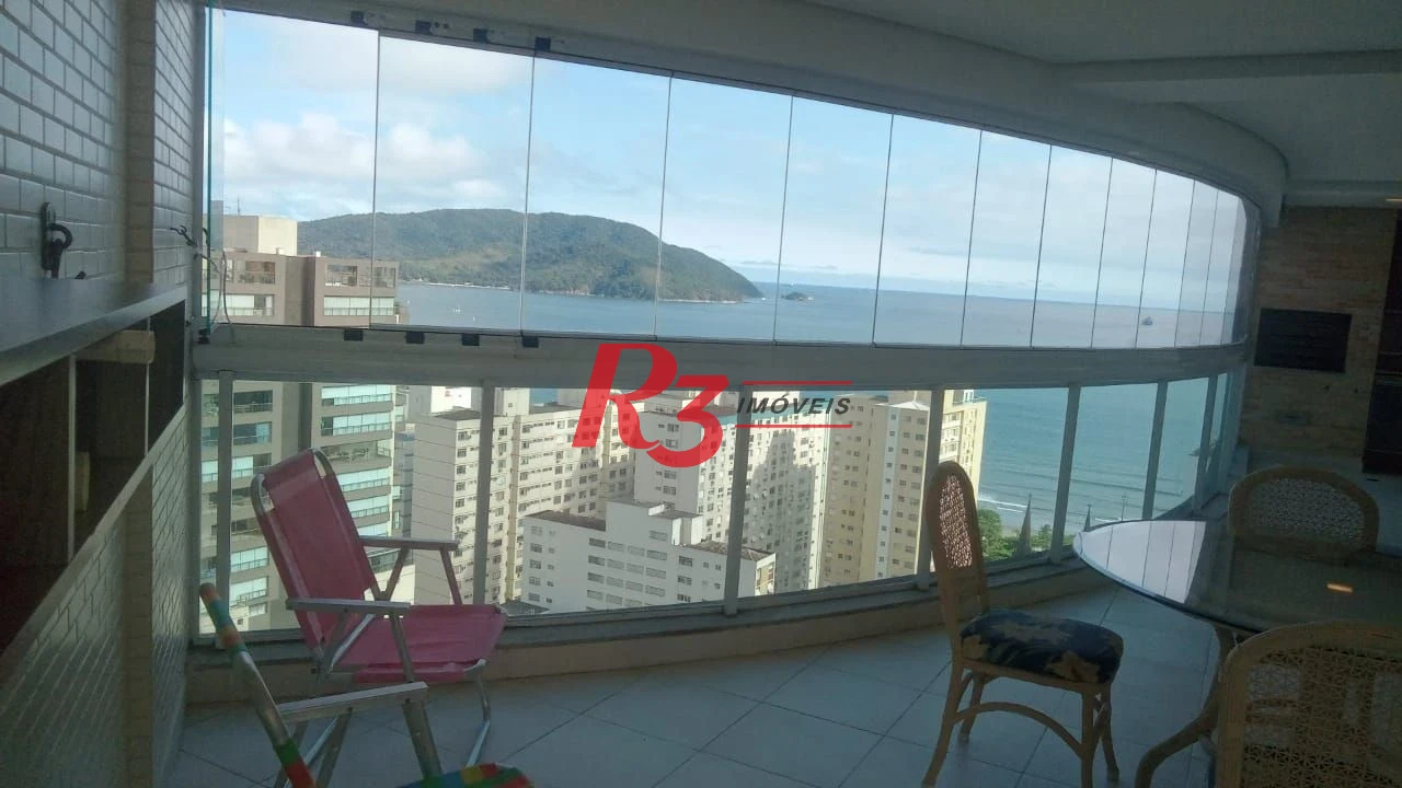 Apartamento com 4 dormitórios à venda, 204 m² por R$ 3.500.000,00 - Embaré - Santos/SP