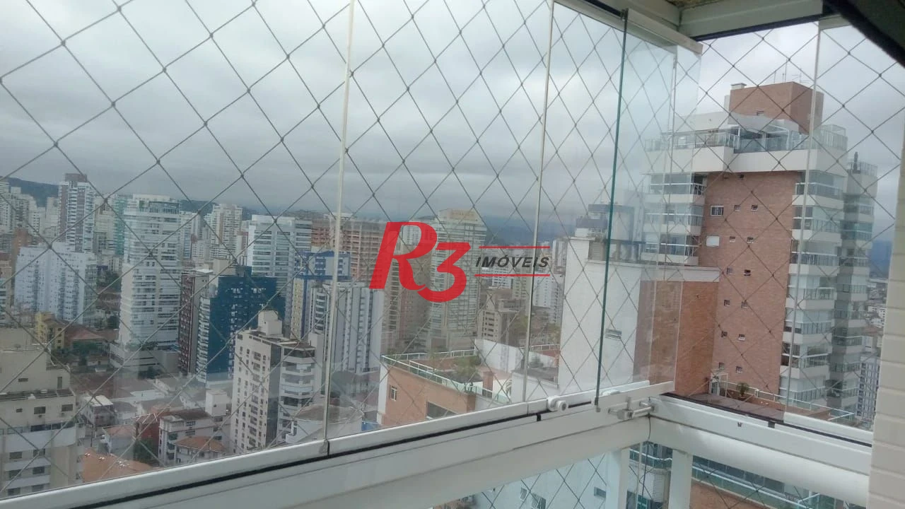 Apartamento com 4 dormitórios à venda, 204 m² por R$ 3.500.000,00 - Embaré - Santos/SP