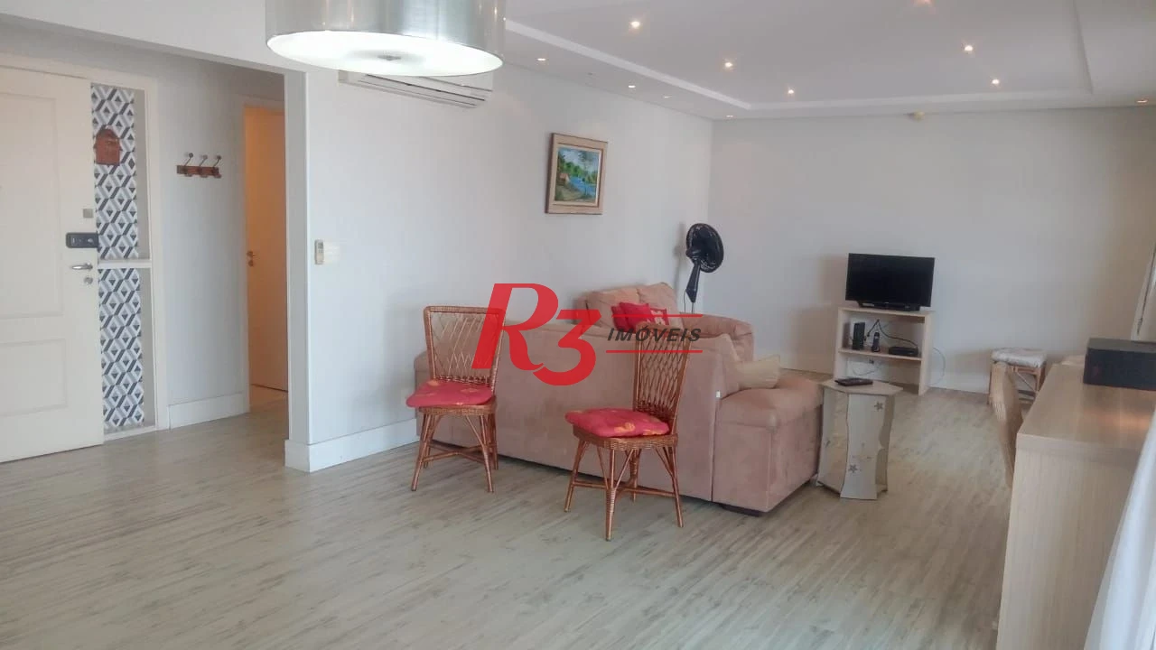 Apartamento com 4 dormitórios à venda, 204 m² por R$ 3.500.000,00 - Embaré - Santos/SP