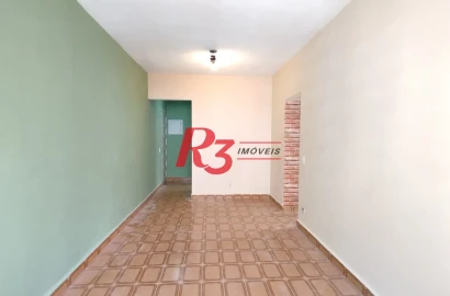 Apartamento com 1 dormitório para alugar, 65 m² por R$ 3.000,00/mês - José Menino - Santos/SP
