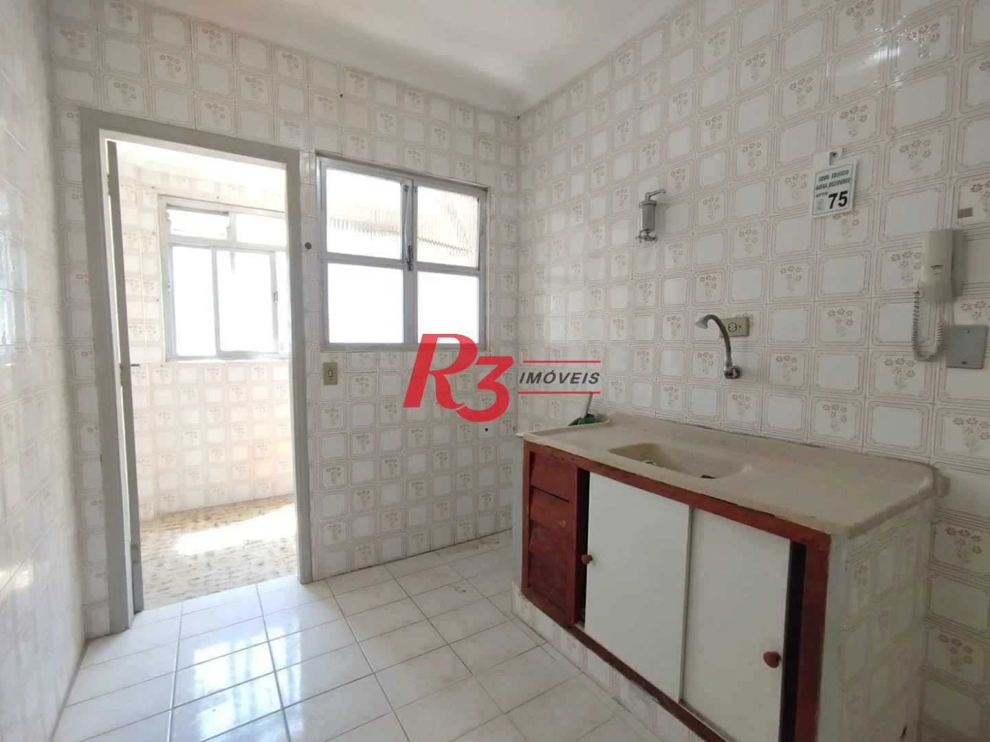 Apartamento com 1 dormitório para alugar, 65 m² por R$ 3.000,00/mês - José Menino - Santos/SP