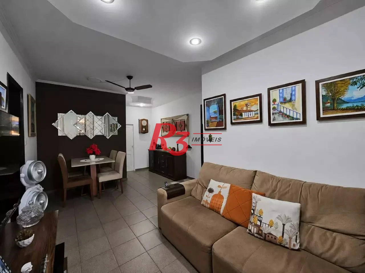 Apartamento com 2 dormitórios à venda, 96 m² por R$ 500.000,00 - Aparecida - Santos/SP