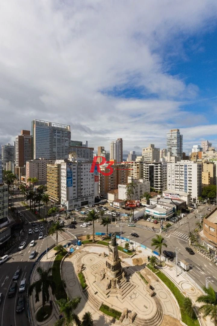 Apartamento com 3 dormitórios à venda, 100 m² por R$ 680.000,00 - Gonzaga - Santos/SP