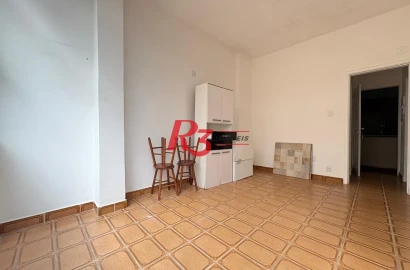 Apartamento com 1 dormitório à venda, 45 m² por R$ 349.000,00 - Boqueirão - Santos/SP