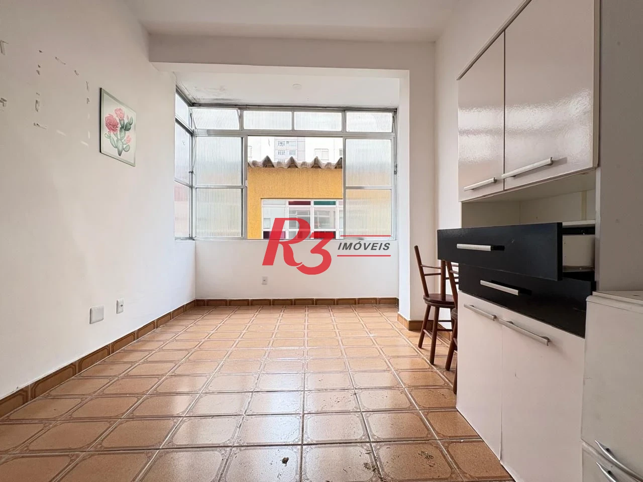 Apartamento com 1 dormitório à venda, 45 m² por R$ 349.000,00 - Boqueirão - Santos/SP